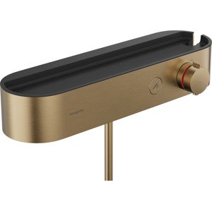 Sprchová baterie Hansgrohe ShowerTablet Select s poličkou 150 mm kartáčovaný bronz 24360140