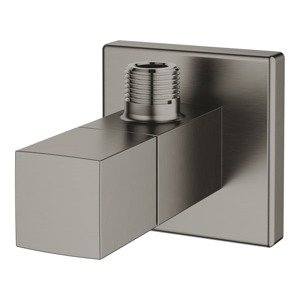 Rohový ventil Grohe Eurocube 1/2"x3/8" s krytkou kartáčovaný Hard Graphite 22012AL0