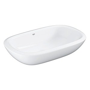 Umyvadlo na desku Grohe Eurostyle 2015 50x38 cm alpine-white bez otvoru pro baterii, bez přepadu 39216000