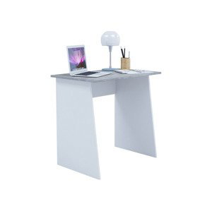 VCM Pracovní stůl Masola (, šířka 80 cm, bílá / betonový dekor)