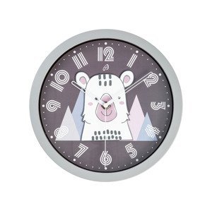 AURIOL Dětské nástěnné hodiny (medvěd)