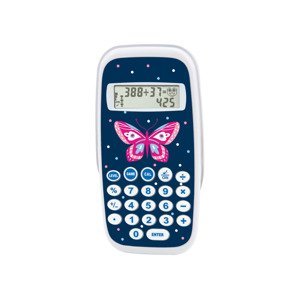 UNITED OFFICE Dětská kalkulačka na trénink počítání (motýl)