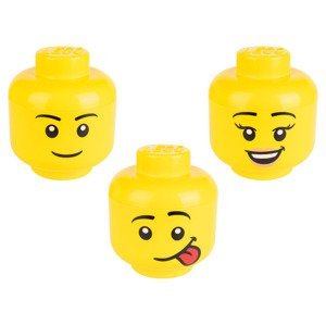 LEGO Malý úložný box ve tvaru Lego hlavy