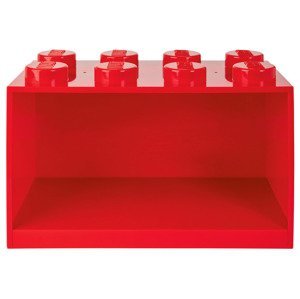 LEGO Police stavební kostka 8 knoflíků (červená)