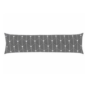 LIVARNO home Potah na relaxační polštář z mikrovlákni (tmavě šedá / grafika)