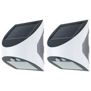 LIVARNO home Solární LED s pohybovým senzorem, 2 kusy