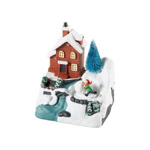 LIVARNO home Vánoční LED vesnička (dítě se sněhovou koulí)