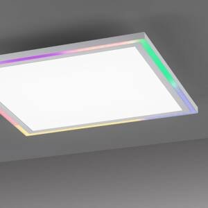 Leuchten Direkt LED stropní světlo Edging, CCT + RGB, 40x40cm