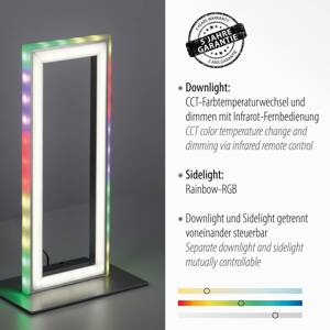 Leuchten Direkt LED stolní lampa Felix60, CCT, RGB