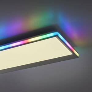 Leuchten Direkt LED stropní světlo Galactica, CCT, RGB 100x25cm