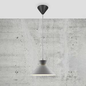 Nordlux Závěsné světlo Dial kovové stínidlo, šedá, Ø 25 cm