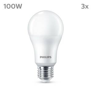 Philips Philips LED žárovka E27 13W 1521lm 2700K matná 3ks