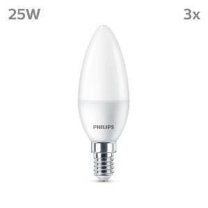 Philips Philips LED svíčka E14 2,8W 250lm 2 700K matná 3ks