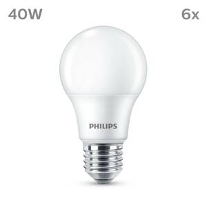 Philips Philips LED žárovka E27 4,9W 470lm 2700K matná 6ks