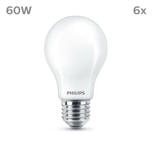 Philips Philips LED žárovka E27 7W 806lm 2700K matná 6ks