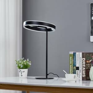 Lucande Lucande Yekta LED stolní lampa, stepdim, černá