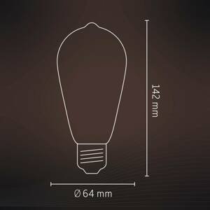 Calex Calex Smart E27 ST64 LED 4,9W filament RGBW
