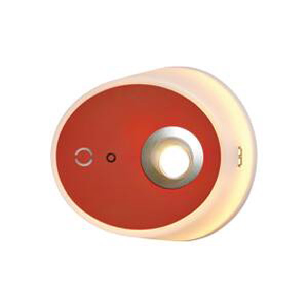 Carpyen LED nástěnné světlo Zoom, bodovka, USB, terakota