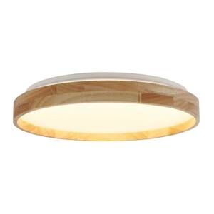 Lindby Lindby Innes LED stropní světlo Holz Ø39cm smart