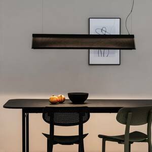 FARO BARCELONA LED závěsné světlo Ludovico Surface, 115 cm, černá