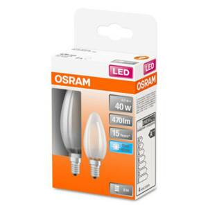 OSRAM OSRAM Classic B LED žárovka E14 4W 4000K matná 2ks