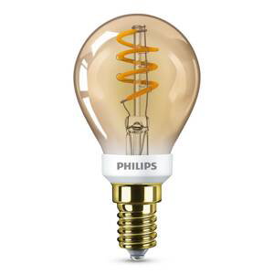 Philips Philips LED Classic E14 P45 2,6W 1 800K zlatá dim