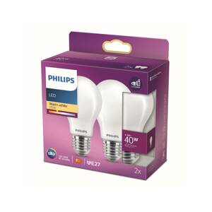 Philips Philips LED žárovka E27 4,5W 2 700K opál 2ks