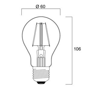 Sylvania Sylvania ToLEDo Retro LED žárovka E27 4,1W 4ks mix