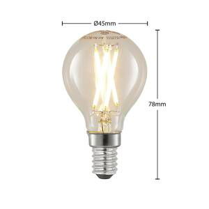 Arcchio LED žárovka E14 4W 2700K filament kapka stmívací