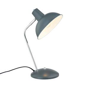 Lindby Lindby Jamelia vintage stolní lampa, ocel, šedá