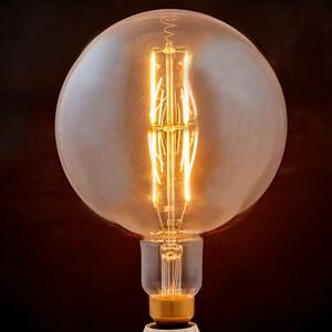 Lindby E27 LED žárovka filament 8W800lm 1800K amber globe