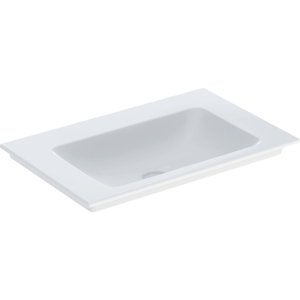 Geberit ONE - Umyvadlo nábytkové 750x480x140 mm, bez přepadu, bez otvoru pro baterii, KeraTect, bílá 505.011.01.2