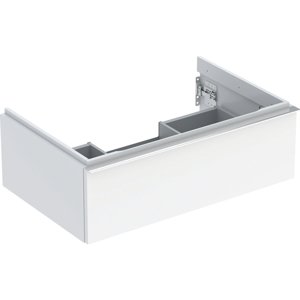 Geberit iCon - Umyvadlová skříňka 740x247x476 mm, 1 zásuvka, lesklá bílá 502.311.01.2