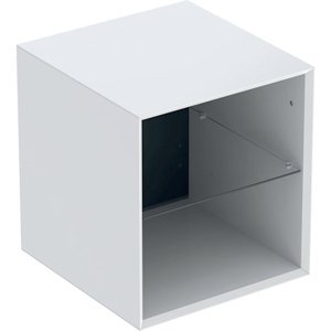 Geberit ONE - Boční skříňka 450x492x470 mm, otevřená, lesklá bílá 505.079.00.1