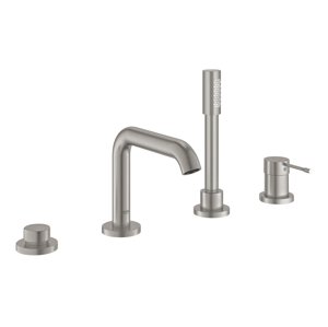 Grohe Essence - Baterie na okraj vany, 4-otvorová instalace, supersteel 19578DC1