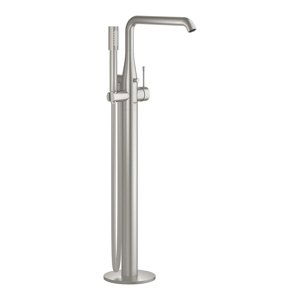 Grohe Essence - Vanová baterie do podlahy, supersteel 23491DC1