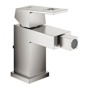 Grohe Eurocube - Bidetová baterie s výpustí, supersteel 23138DC0