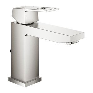 Grohe Eurocube - Umyvadlová baterie s výpustí, supersteel 23445DC0