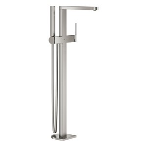 Grohe Plus - Vanová baterie do podlahy, supersteel 23846DC3