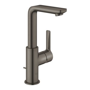 Grohe Lineare - Umyvadlová baterie s výpustí, kartáčovaný Hard Graphite 23296AL1