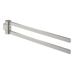 Grohe Selection - Dvojitý držák na ručníky, otočný, supersteel 41063DC0