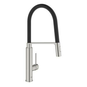 Grohe Concetto - Dřezová baterie s flexibilním ramenem s přepínačem, supersteel 31491DC0