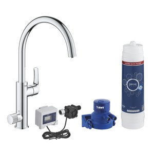 Grohe Blue Pure - Dřezová baterie EuroSmart s filtrací UltraSafe, chrom 30384000