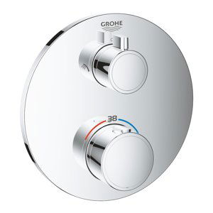 Grohe Grohtherm - Termostatická sprchová baterie pro 2 spotřebiče, chrom 24076000