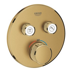 Grohe Grohtherm SmartControl - Termostatická sprchová baterie pod omítku, 2 ventily, kartáčovaný Cool Sunrise 29119GN0