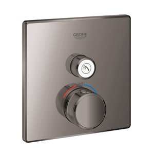 Grohe Grohtherm SmartControl - Termostatická sprchová baterie pod omítku s 1 ventilem, Hard Graphite 29123A00