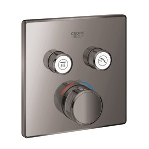 Grohe Grohtherm SmartControl - Termostatická baterie pod omítku se 2 ventily, Hard Graphite 29124A00