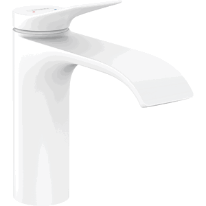 Hansgrohe Vivenis - Umyvadlová baterie 110, s výpustí, EcoSmart, matná bílá 75020700