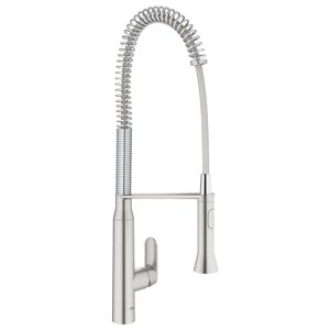 Grohe K7 - Dřezová baterie s flexibilním ramenem, supersteel 32950DC0