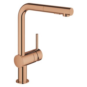 Grohe Minta - Dřezová baterie s výsuvnou sprškou, Warm Sunset 30274DA0